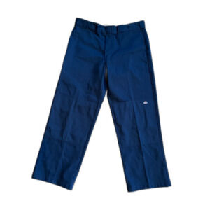 Dickies Blue Straight Leg Loose Fit Skater Trousers Pants Mens Size 32